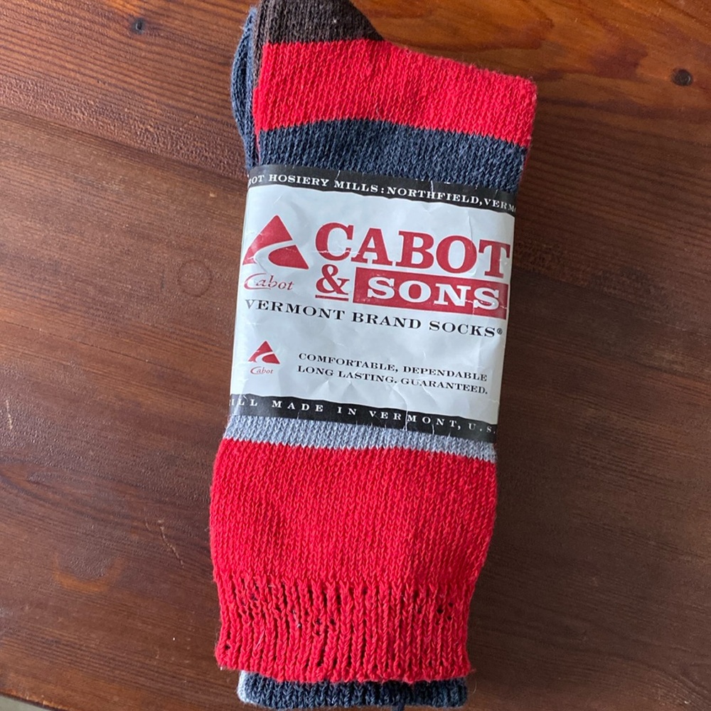 Cabot & Sons Vermont Brand Socks